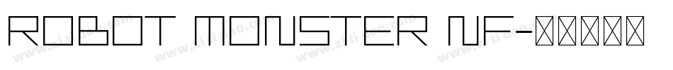 Robot Monster NF字体转换